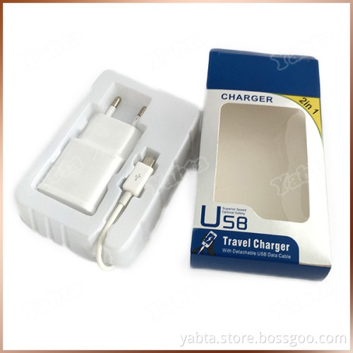 For Samsung Charger Kit With 1M Micro Cable, Single Port 2A Android Phone Chargers